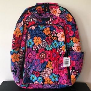 Vera Bradley Floral Fiesta Laptop Backpack NWT